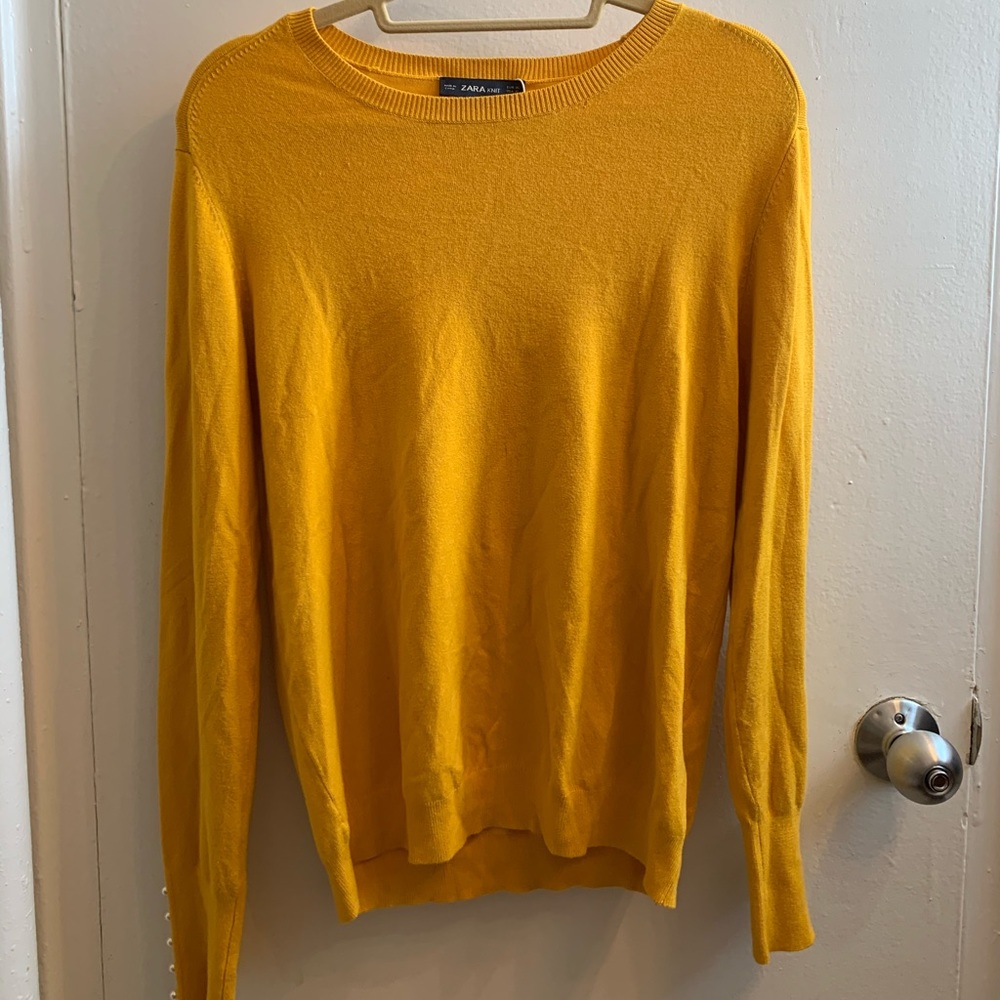 NWT Zara Embellished Sweater